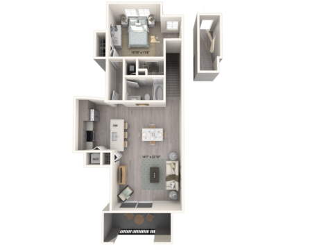 A1E Floor plan