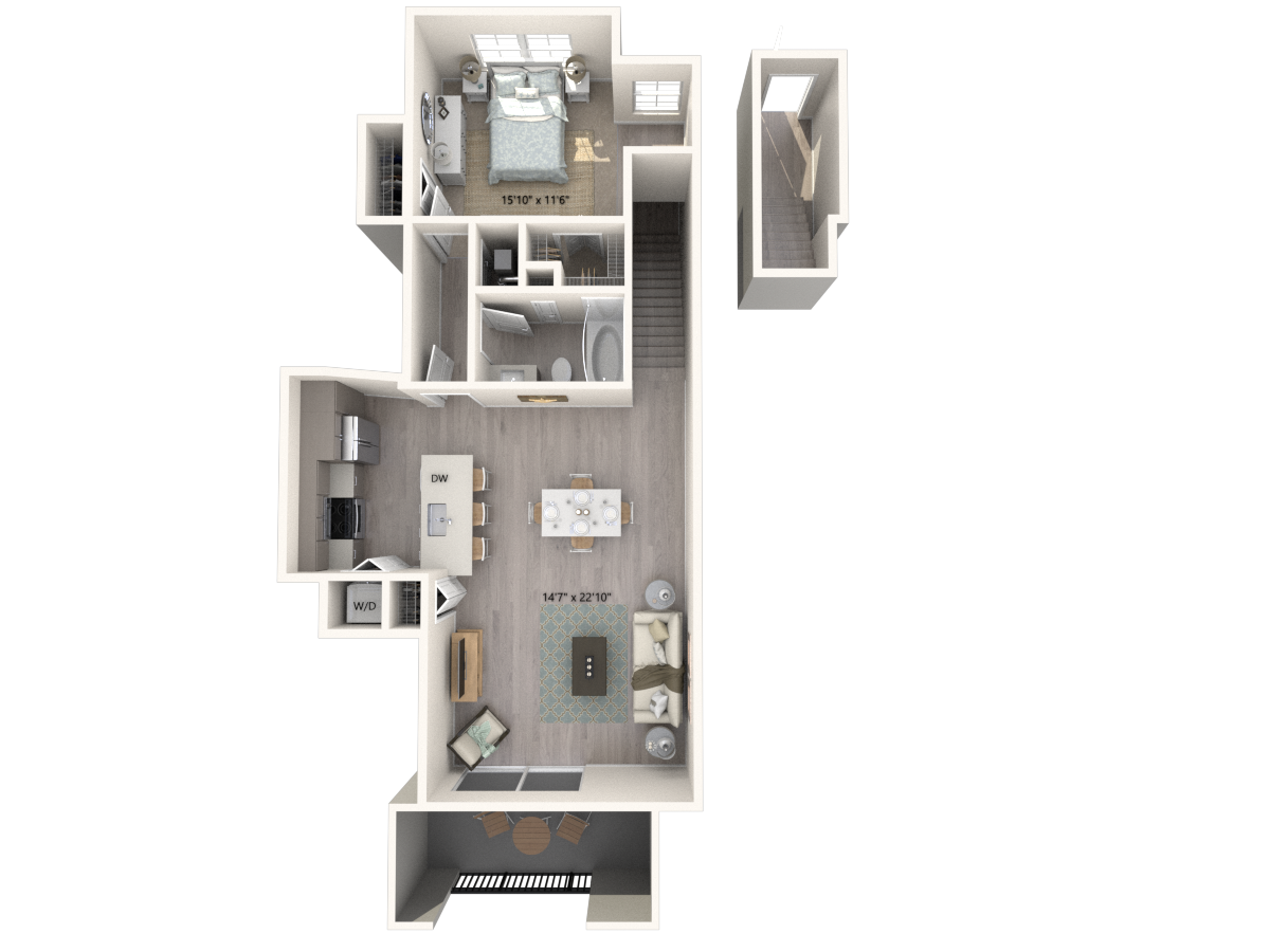 A1E Floor plan