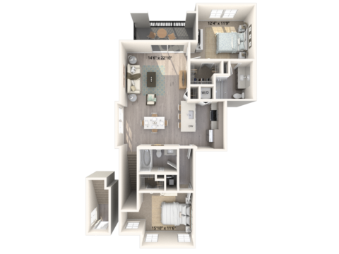 B2C Floor plan